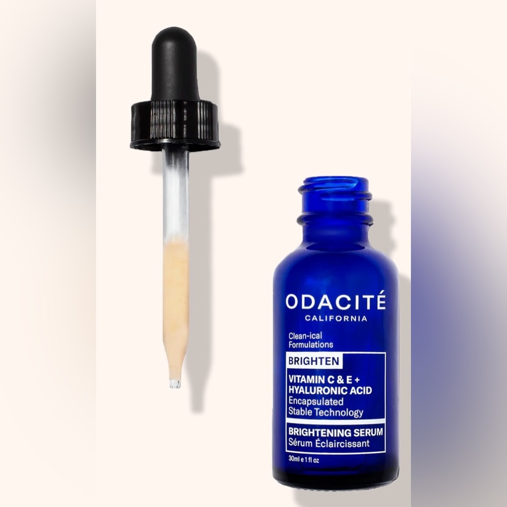 ODACITE Brightening Serum - Vitamin C & E & Hyaluronic Acid, NEW